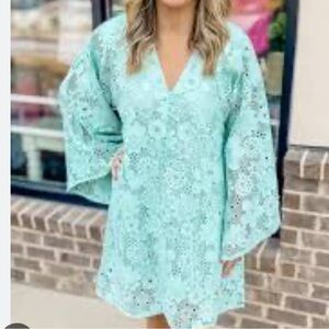 Victoria Dunn Marie caftan, mini, size medium.